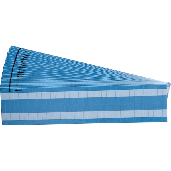 Write-On Self-Lam Vinyl Lbls 0.375in H x 0.25in W WT/CL 25/PK